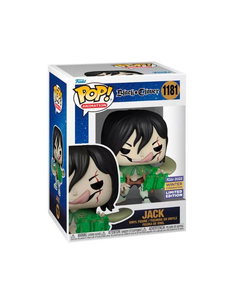 Funko POP Black Clover Jack (1181) 2022 Winter Convention Ex, Neuf, Enlèvement ou Envoi, Funko, Supportemea@funko.com