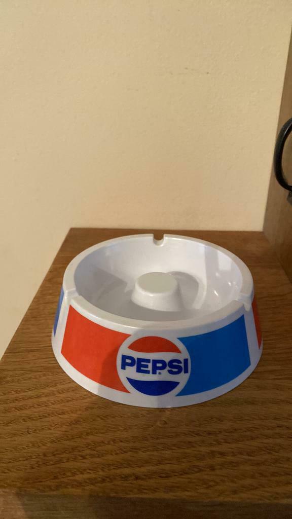 Oude pepsi cola asbak in zeer goede staat, Verzamelen, Merken en Reclamevoorwerpen