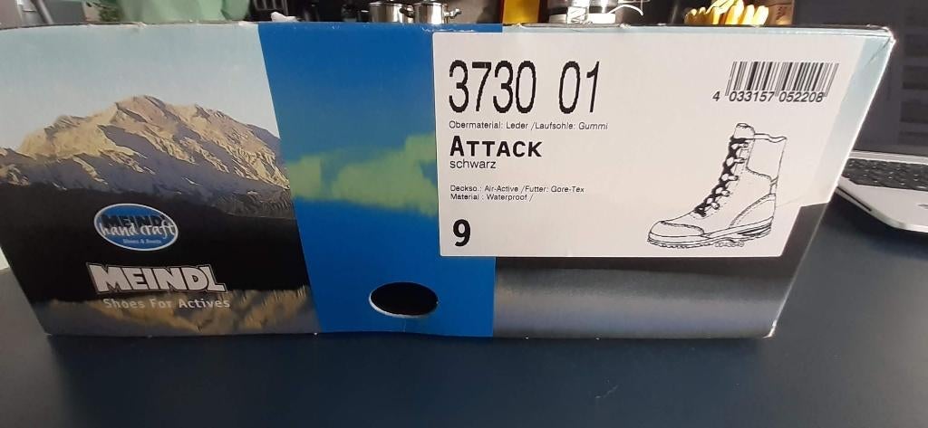 MEINDL ATTACK BOOTS., Kleding | Heren, Schoenen, Ophalen, Zwart, Boots, Nieuw