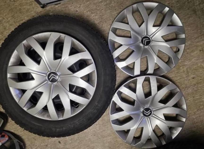 3 enjoliveurs pour citroen 16 pouces, Enlèvement, Comme neuf