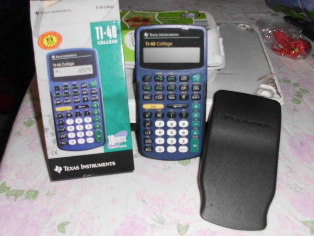 rekenmachien "Texas instruments TI-40 collège" 10 digits Fra, Enlèvement, Neuf