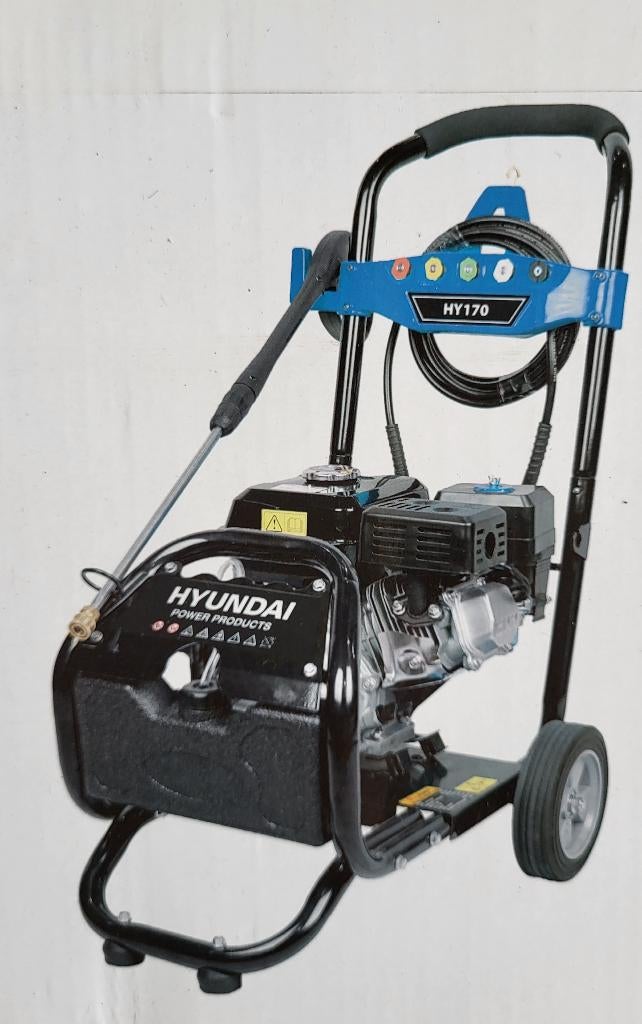 Hyundai hogedrukreiniger met benzine motor 57530FF HY170, Jardin & Terrasse, Enlèvement ou Envoi, Neuf, Essence, Hyundai
