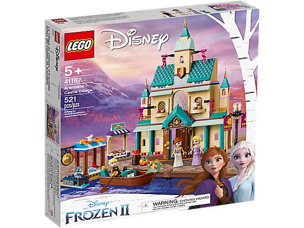 Kasteeldorp Arendelle Frozen 2, Kinderen en Baby's, Speelgoed | Duplo en Lego, Zo goed als nieuw, Lego, Complete set, Ophalen of Verzenden