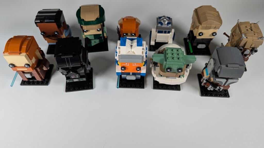Lego Star Wars BrickHeadz 75317, 40623, 40615, 40547, 40539, Ophalen of Verzenden, Gebruikt, Lego, BrickHeadz
