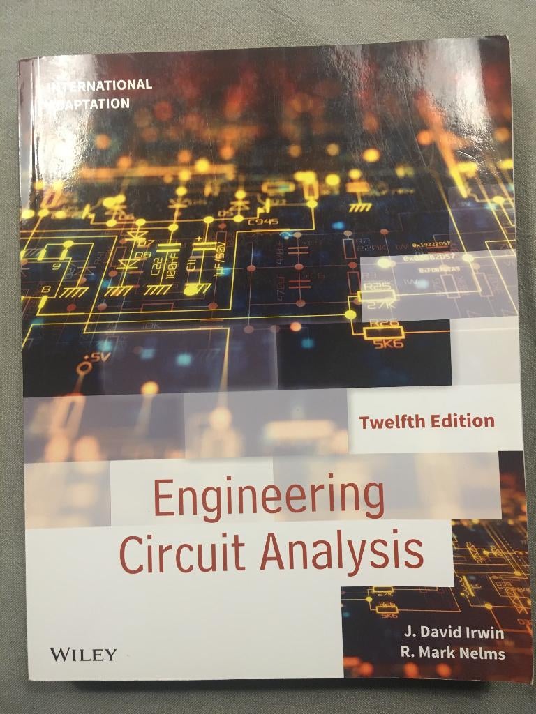 Engineering circuit analysis, Boeken, Techniek, Elektrotechniek, Diverse auteurs, Ophalen of Verzenden, Zo goed als nieuw