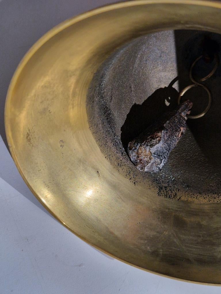 Grote Franse tafelbel of schoolbel
,  handbel , bel, Ophalen of Verzenden, Koper