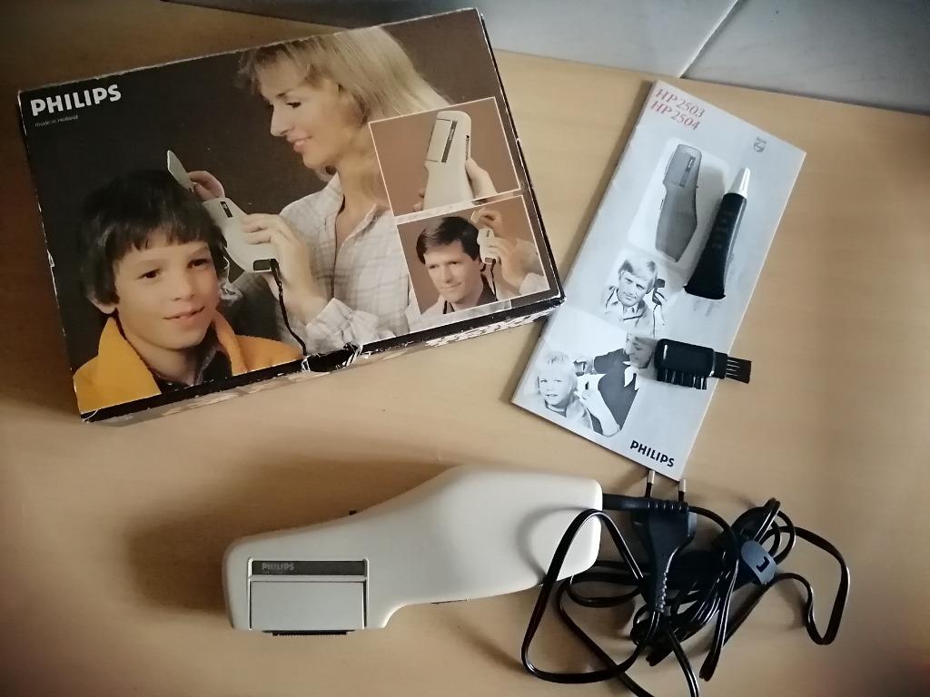 Vintage Philips Tondeuse cheveux/barbe HP2504 de 1980, Ophalen of Verzenden