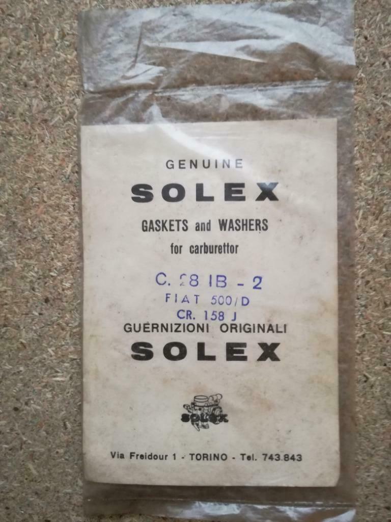 FIAT 595 et 695 ABARTH - KIT DE JOINTS CARBU - NEUF SOLEX, Autos : Pièces & Accessoires, Enlèvement ou Envoi, Neuf, Fiat