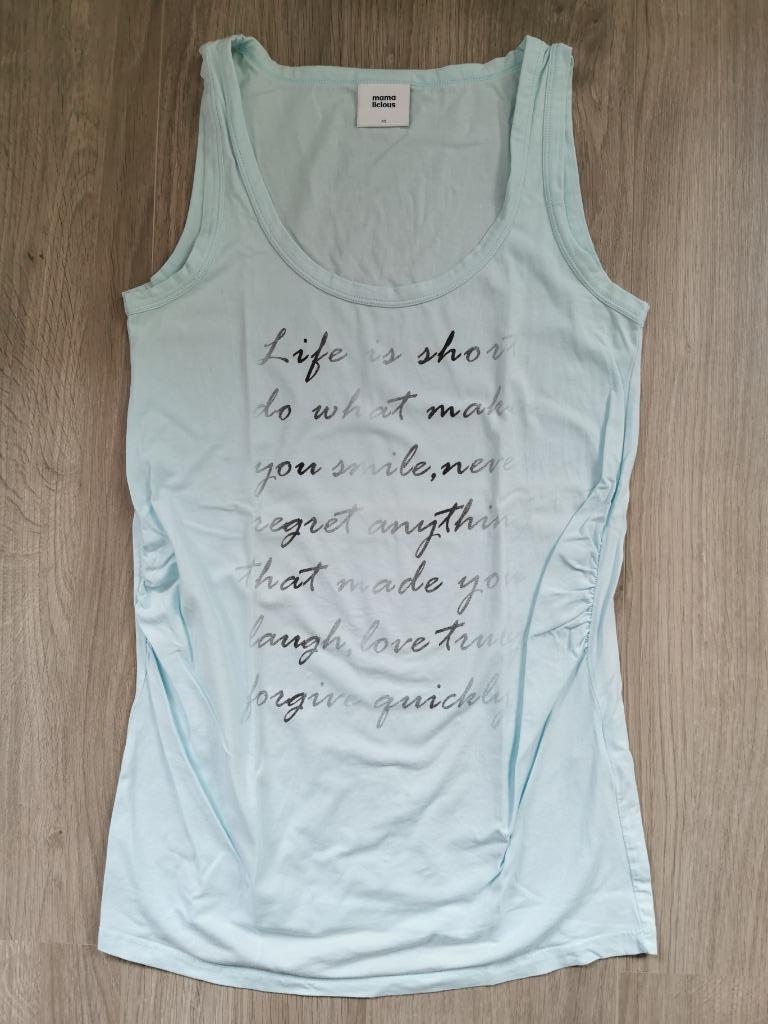 T-shirt Mamalicious - maat M, Maat 38/40 (M), Blauw, Blouse of Tuniek, Mamalicious