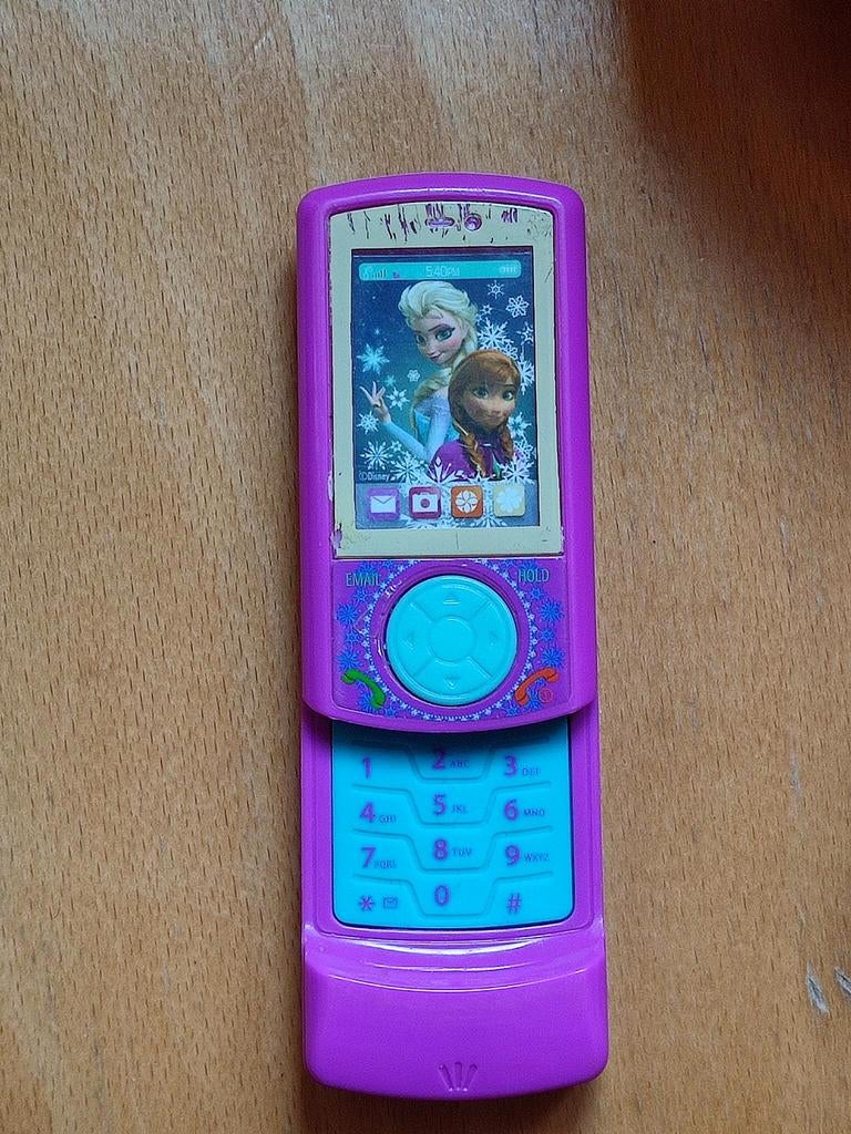 mobiele telefoon sneeuwkoningin, Verzamelen, Disney, Ophalen of Verzenden, Overige figuren, Gebruikt, Overige typen