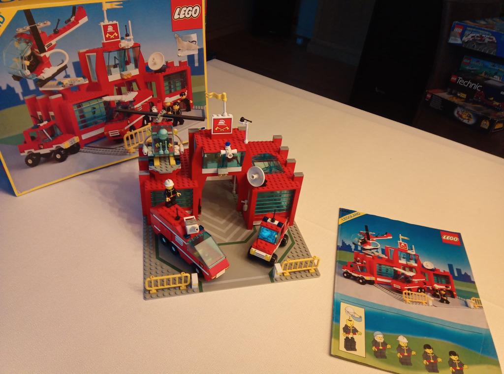 LEGO Classic town fire 6389 Fire Control Center MET DOOS, Enlèvement ou Envoi, Comme neuf, Ensemble complet, Lego