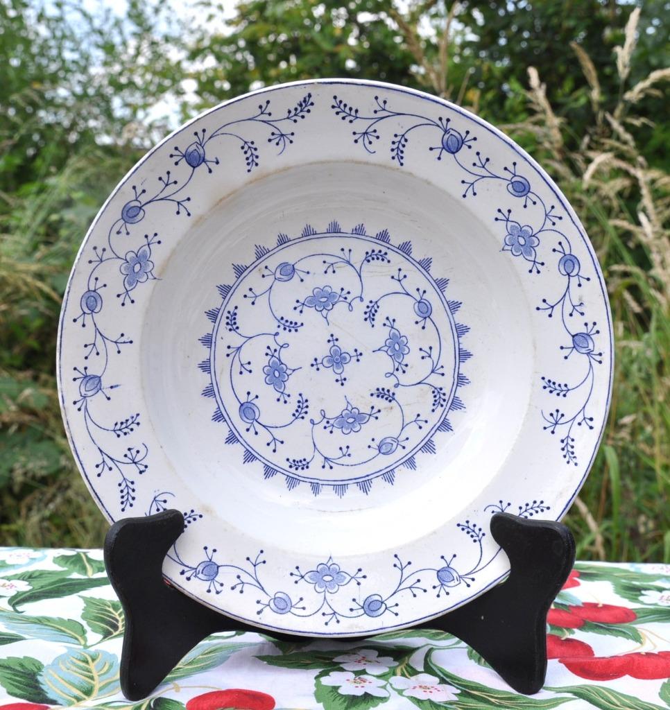 assiette creuse boch meissen, Antiquités & Art, Enlèvement ou Envoi