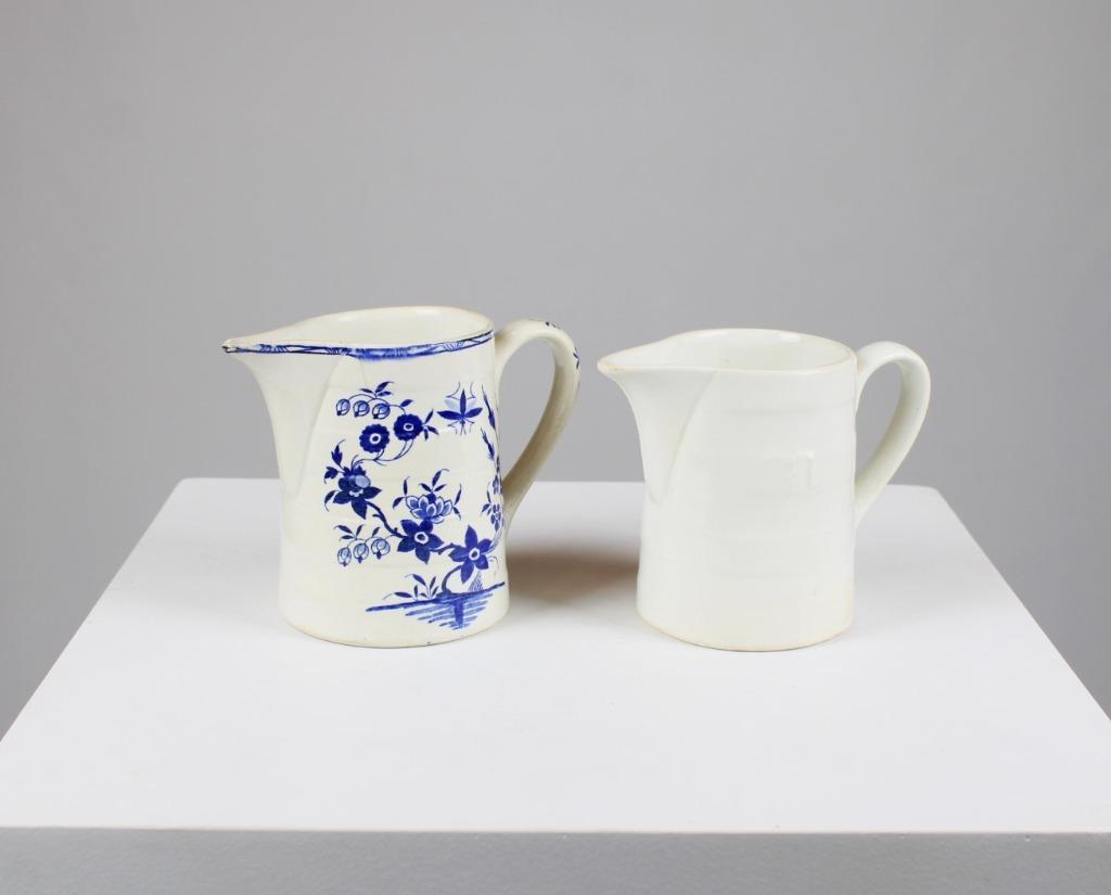 2 melkkannen Boch, oa grand bouquet, Antiek en Kunst, Antiek | Servies los, Ophalen of Verzenden