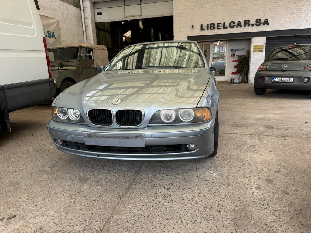 BMW 520 i automatische facelift, Auto's, 4 deurs, Beige, 4 cilinders, Blauw