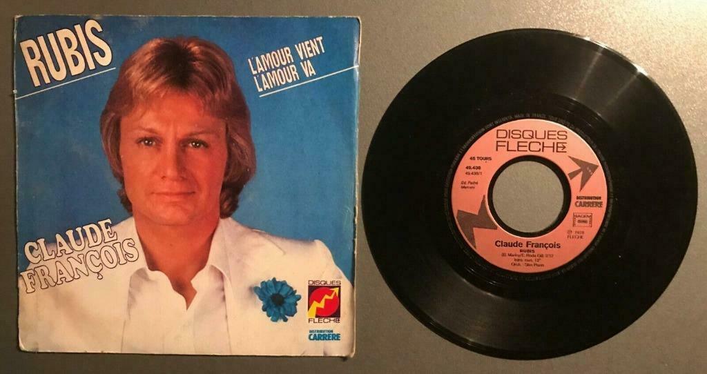 Vinyle de Claude François, Ophalen of Verzenden, Gebruikt, Overige genres, Single