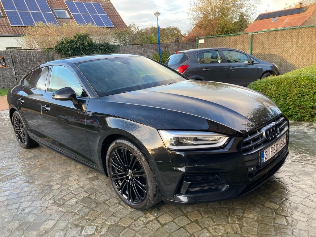 Audi A5 2019 G-tron, Auto's, 4 cilinders, USB, Zwart, 5 deurs