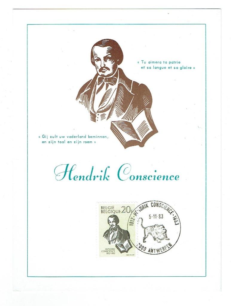 Gelegenheidskaart met zegel OBP nr 2106 (Post-0076), Ophalen of Verzenden, Overige typen