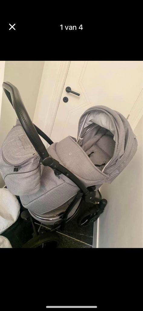 First kinderwagen compleet Atlanta Grey, Kinderen en Baby's, Kinderwagens en Combinaties, Zo goed als nieuw, Kinderwagen, Ophalen