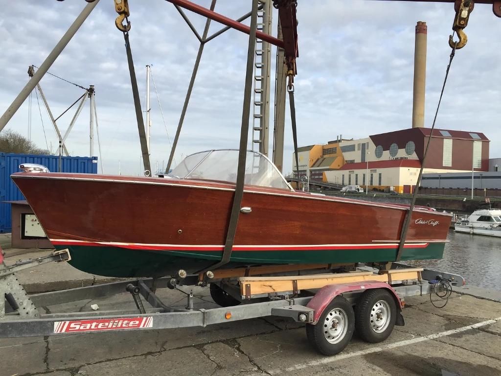 CHRIS CRAFT BOIS 18" continental, Watersport en Boten, Ophalen, Gebruikt, Binnenboordmotor, Benzine