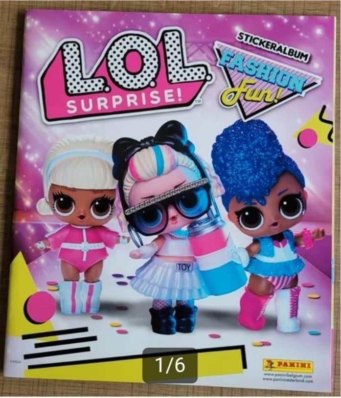 L.O.L. Surprise!: Panini stickeralbum, Ophalen of Verzenden, Zo goed als nieuw, Overige typen