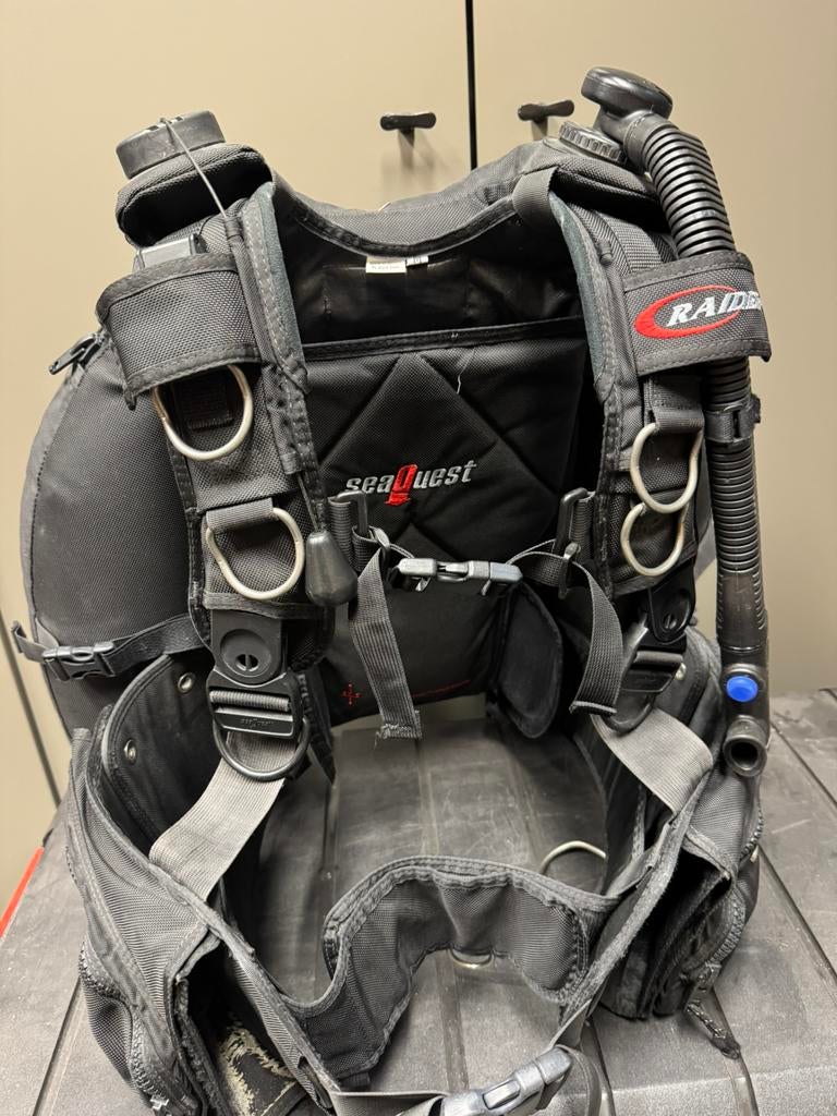 SeaQuest RAIDER Aqua Lung BCD jacket, Watersport en Boten, Duiken, Ophalen of Verzenden, Gebruikt, Trimvest of Wing