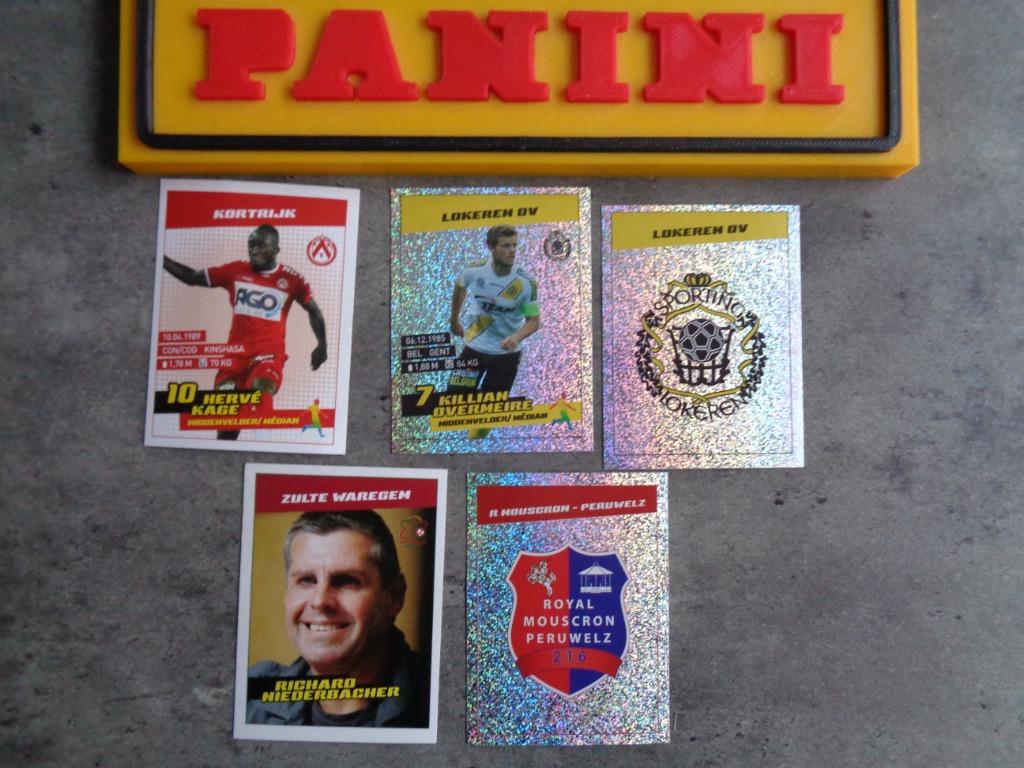 PANINI FOOTBALL 2016 stickers 5x, Verzenden