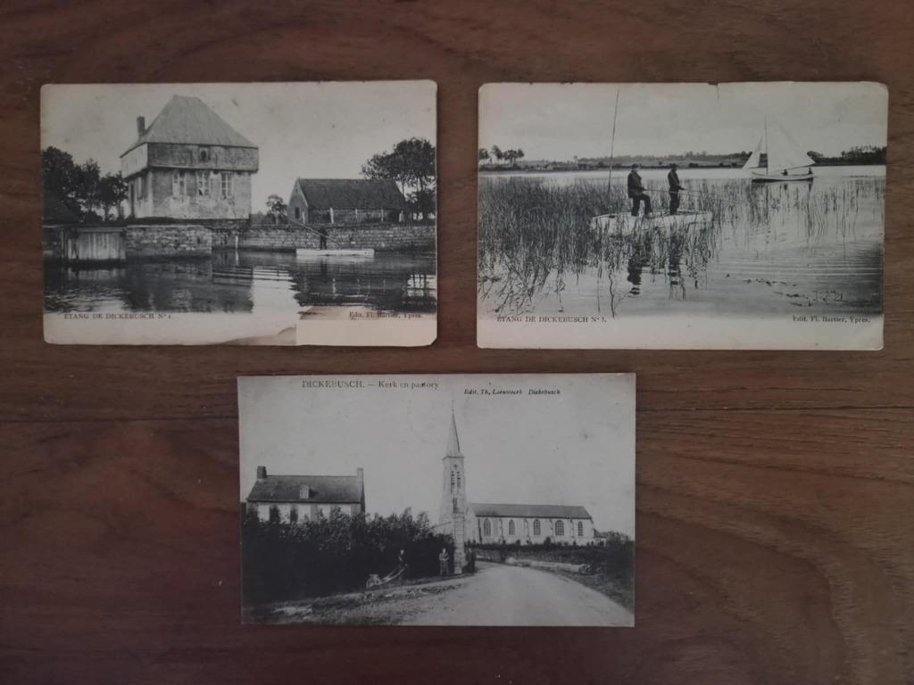 Postkaarten Dikkebus - 1910, Ophalen of Verzenden, Voor 1920, Gelopen, West-Vlaanderen