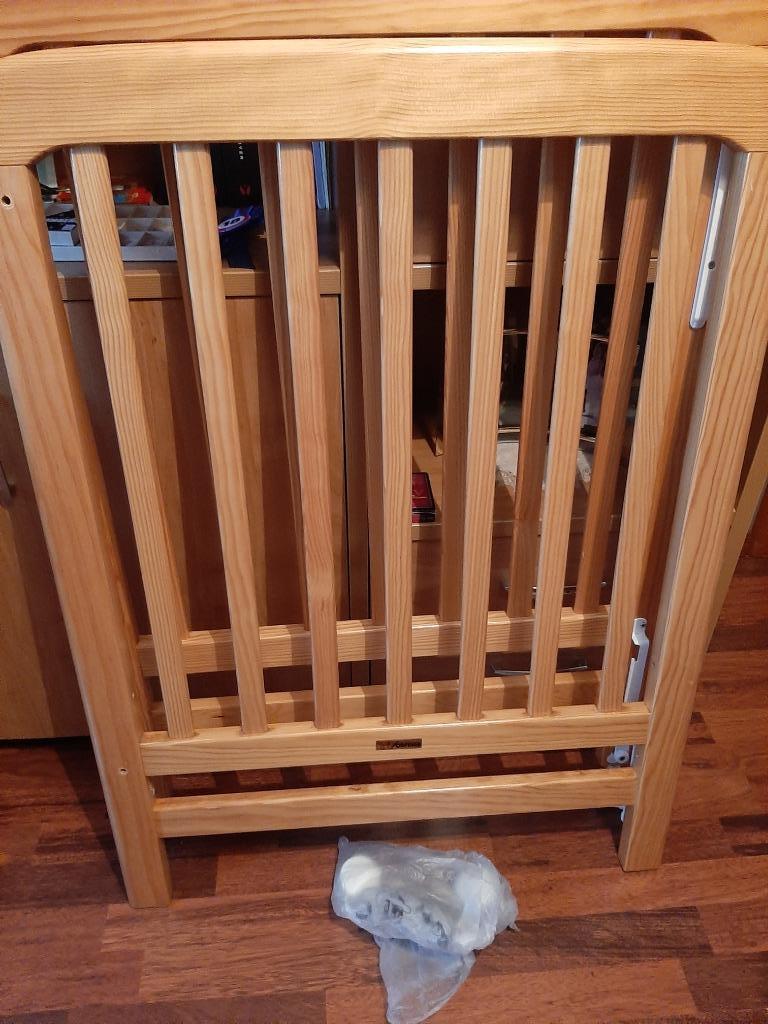 babybed Pericles (Hout Natural), Kinderen en Baby's, Ophalen, Zo goed als nieuw, Matras