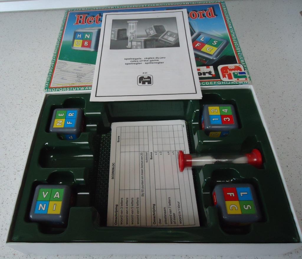Vintage spel "Het Hoogste Woord " van Jumbo in Goede Staat., Hobby en Vrije tijd, Gezelschapsspellen | Overige, Een of twee spelers