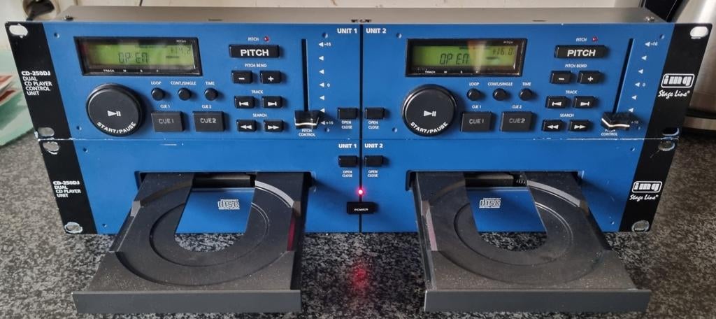 Img CD-250DJ CD PLAYER + CD PLAYER CONTROL UNIT, Ophalen, Gebruikt, Overige merken, Wisselaar