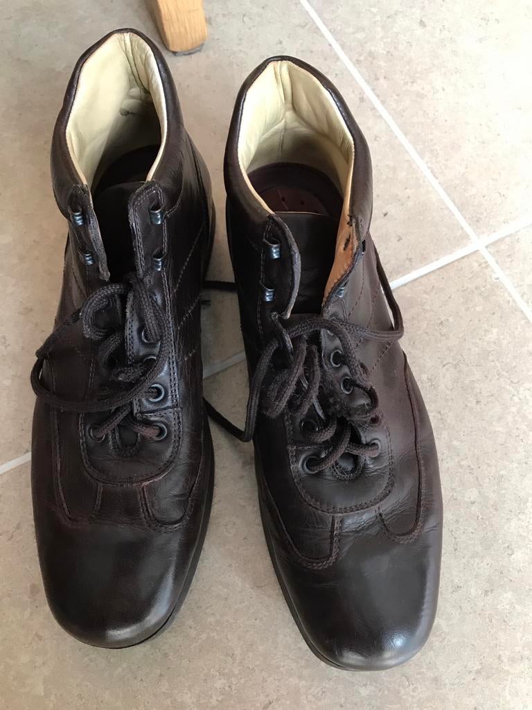 Bottines Villeverde cuir brun pour homme taille 42 et 1/2, Brun