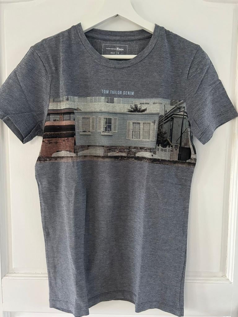 Chemise Tom Taylor grise S, Neuf, Gris, Enlèvement ou Envoi, Tom Tailor