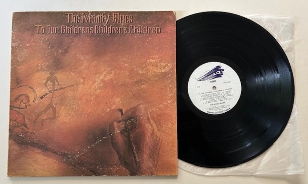 LP THE MOODY BLUES - TO OUR CHILDRENS CHILDRENS CHILDREN USA, Enlèvement ou Envoi, Utilisé, 12 pouces, Pop rock