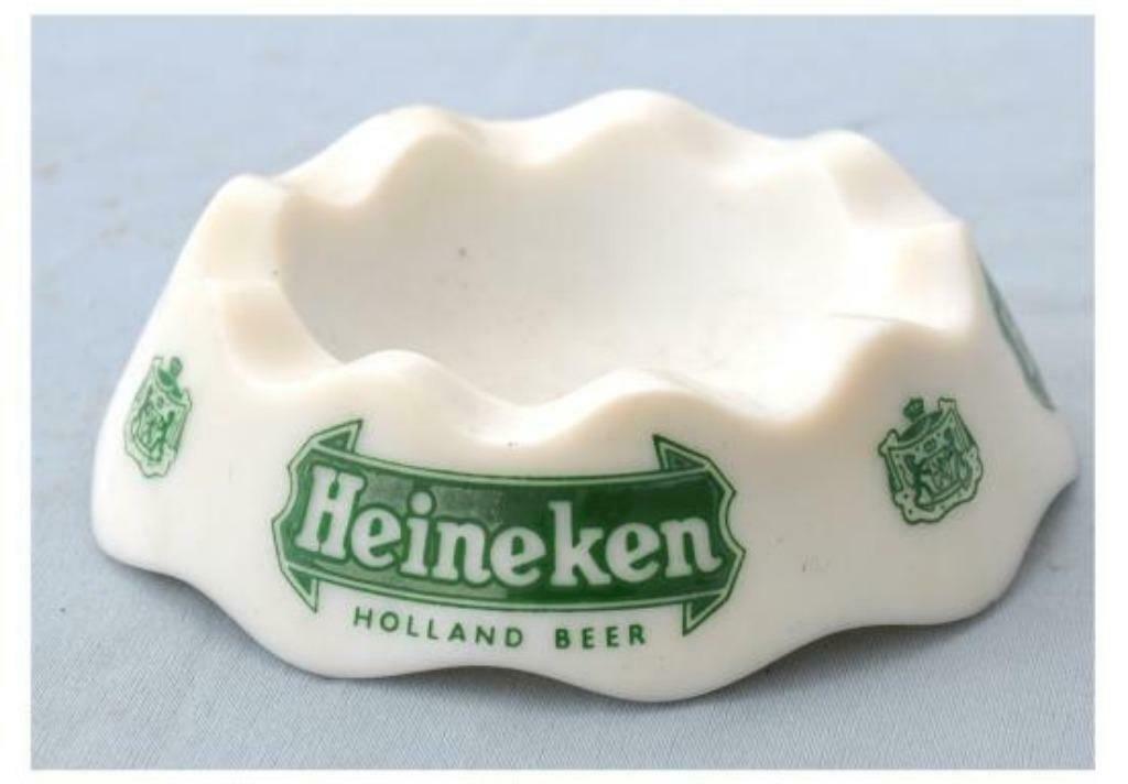 §cendrier en opalex heineken (2-4), Ophalen of Verzenden, Zo goed als nieuw, Overige typen, Heineken