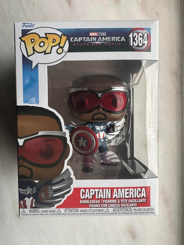 Funko Pop! Captain America nr. 1364, Ophalen of Verzenden, Nieuw