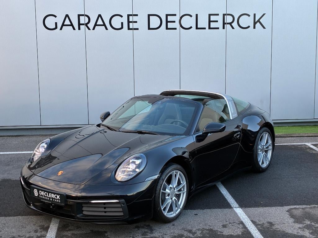 Porsche Targa 4   PDK  922  ALS NIEUW 4250 KM, Automaat, 4 zetels, Zwart, Leder