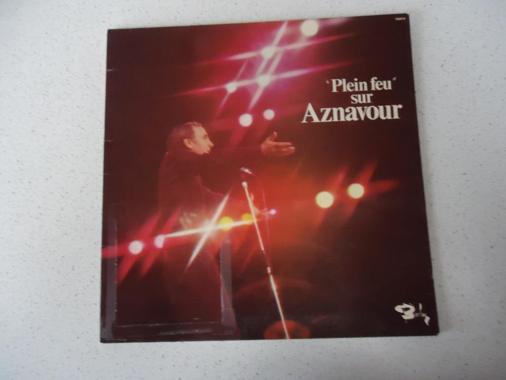 LP van "Charles Aznavour" Plein Feu Sur Aznavour anno 1976., Enlèvement ou Envoi, Comme neuf, 12 pouces
