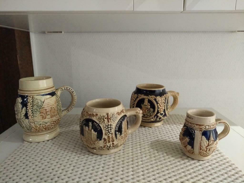 Pintes allemandes en céramique forme arrondie, Enlèvement ou Envoi