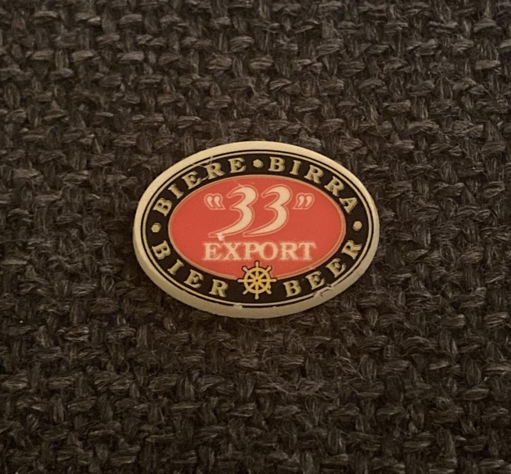 PIN - 33 EXPORT - BIER - BIÈRE - BEER, Envoi, Utilisé, Marque, Insigne ou Pin's