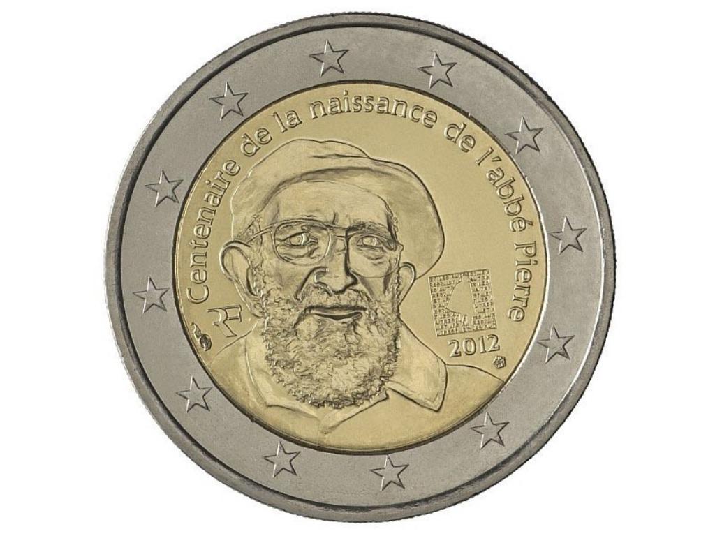 2 EUROS COMMEMORATION FRANCE 2012, Enlèvement, France, 2 euros, Monnaie en vrac