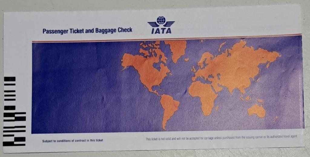 Billet passager et enregistrement des bagages, Enlèvement ou Envoi, Utilisé, Autres types
