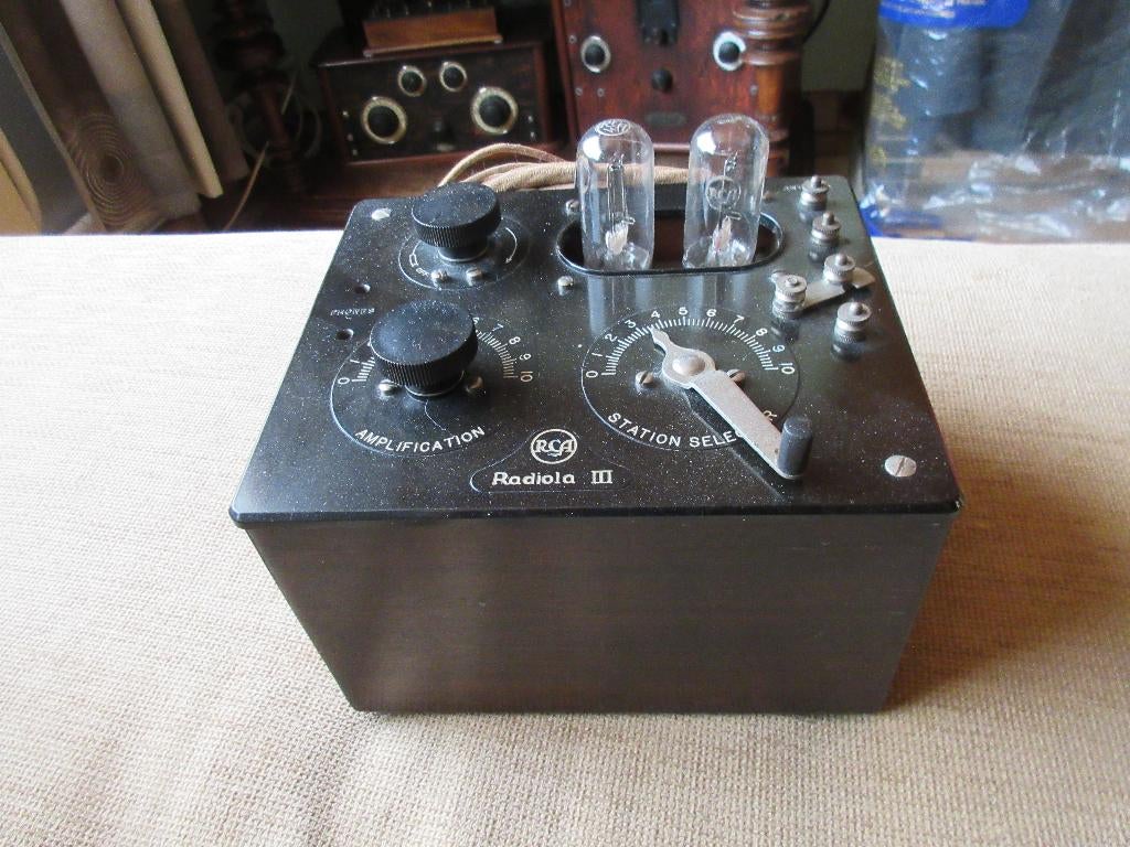 Radio tsf RCA Radiola 3 type RI 1924-25 in zeer goede staat, Antiek en Kunst, Ophalen of Verzenden
