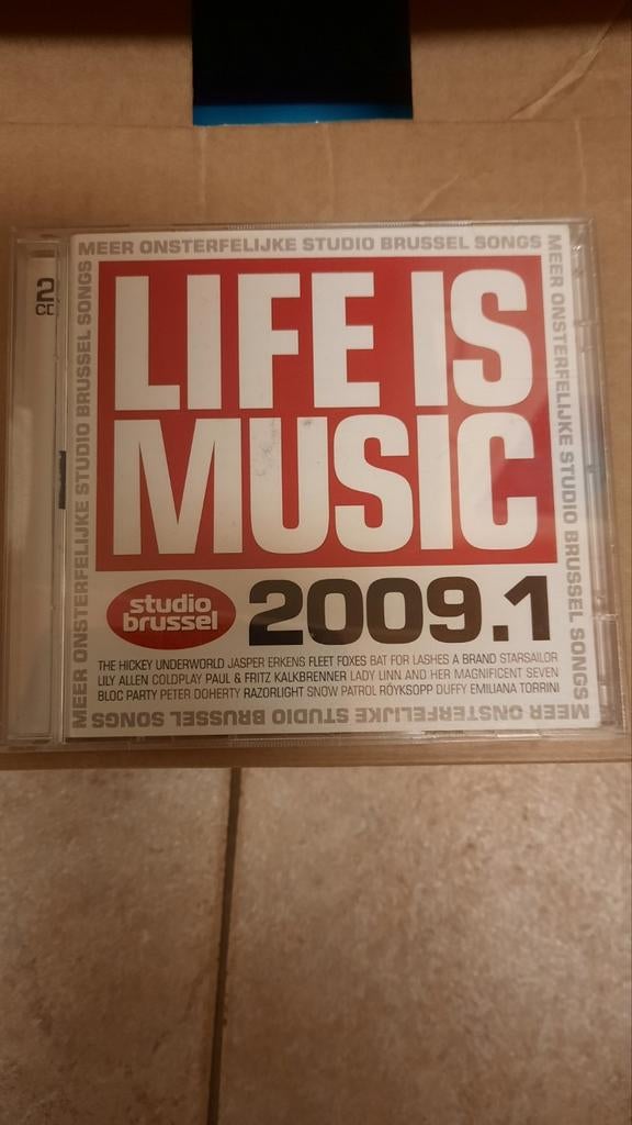 2CD Life is music 2009.1 (studio brussel), Ophalen of Verzenden, Zo goed als nieuw, Overige genres