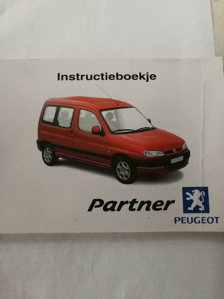 PEUGEOT PARTNER Handleiding, Boeken, Catalogussen en Folders, Ophalen of Verzenden, Gelezen