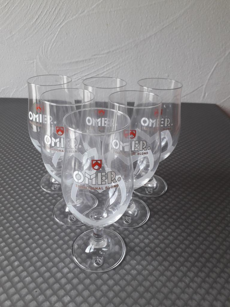 OMER glazen, Ophalen of Verzenden, Nieuw, Bierglas