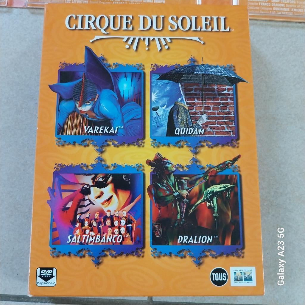4 DVD "Cirque du Soleil" Vareka / Quidam / Saltimban/Dralion, Tous les âges, Coffret, Comme neuf, Enlèvement