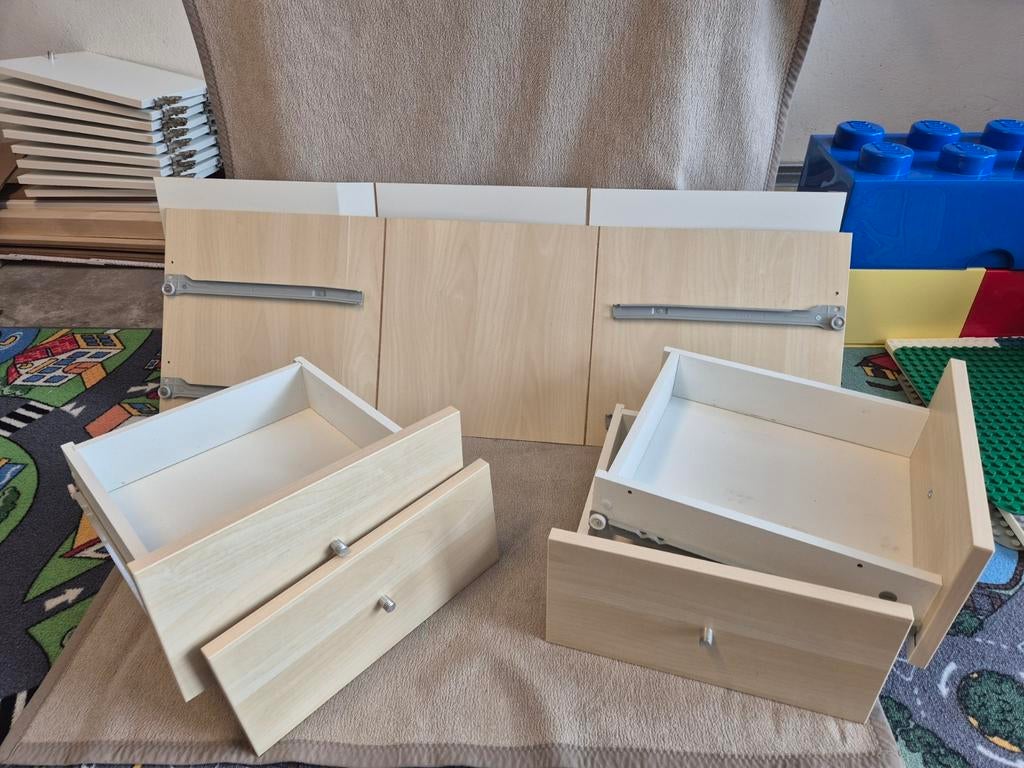 Ikea kallax schuiven/lades met inzet 2x, Ophalen