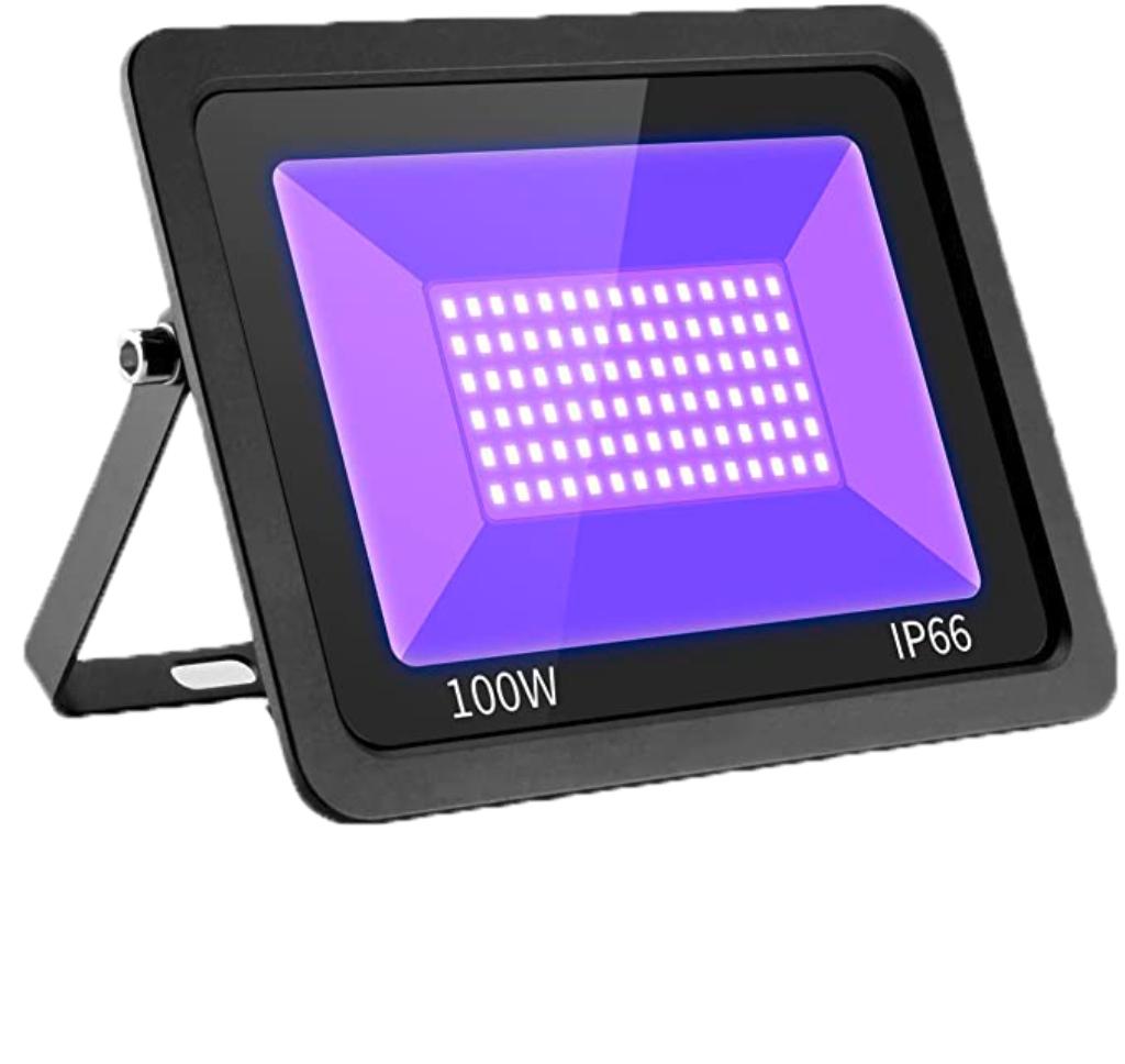 Projecteur LED UV 100W – Effet lumière noire puissant pour v, Enlèvement ou Envoi, Comme neuf, Lumières