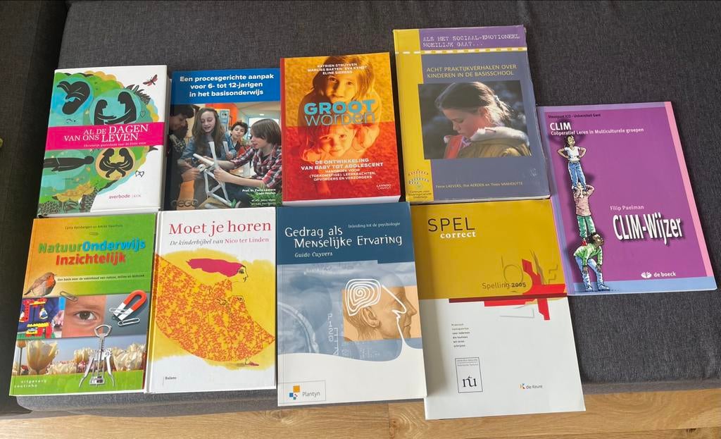 Studieboeken lerarenopleiding lager / secundair onderwijs, Boeken, Ophalen, Zo goed als nieuw