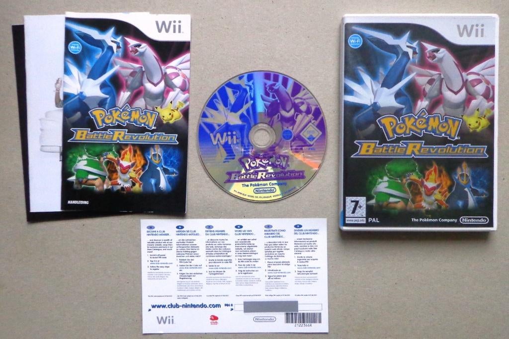 Pokemon Battle Revolution + VIP voor de Nintendo Wii, Enlèvement ou Envoi, Comme neuf